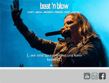 Tablet Screenshot of beatnblow.de